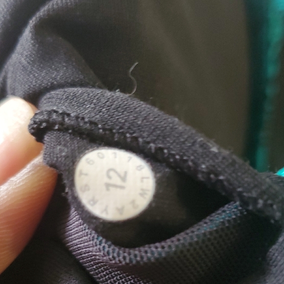 Lululemon Athletica Turquoise Patterned Sports Bra - Picture 7 of 8